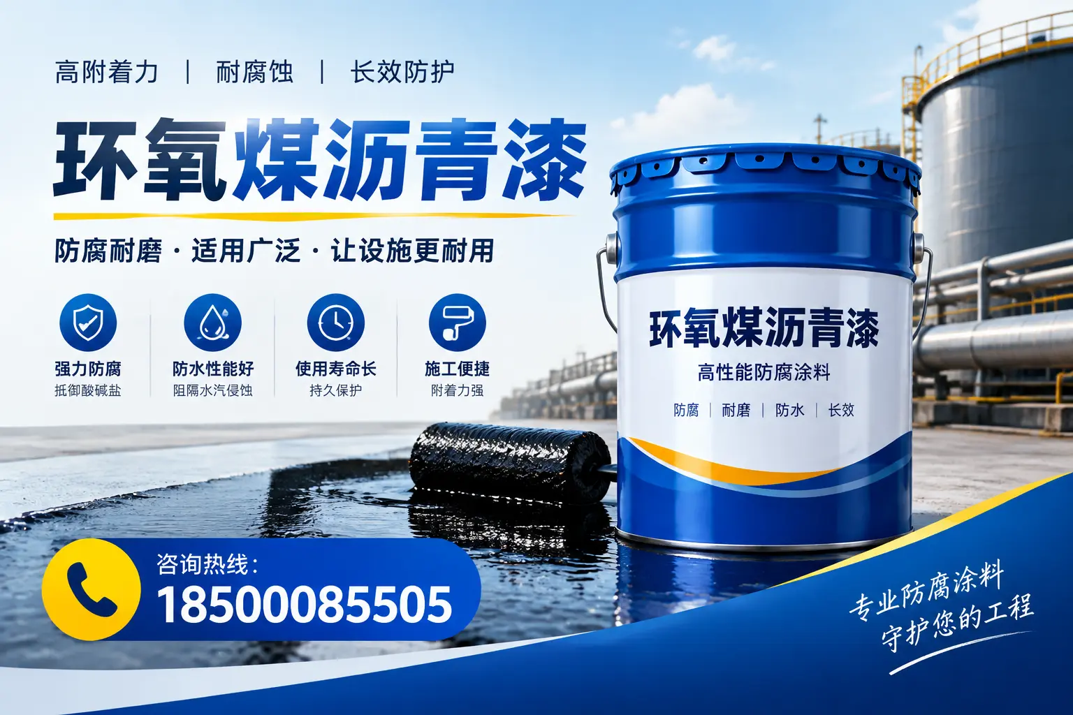 环氧煤沥青漆与其他涂料的对比分析,助力伊犁企业决策